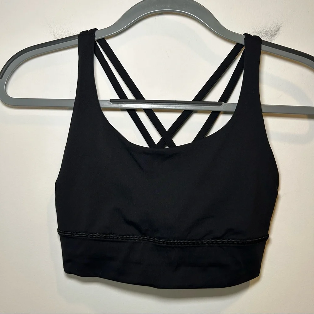Lululemon Energy Bra *Long Line Black Size 6